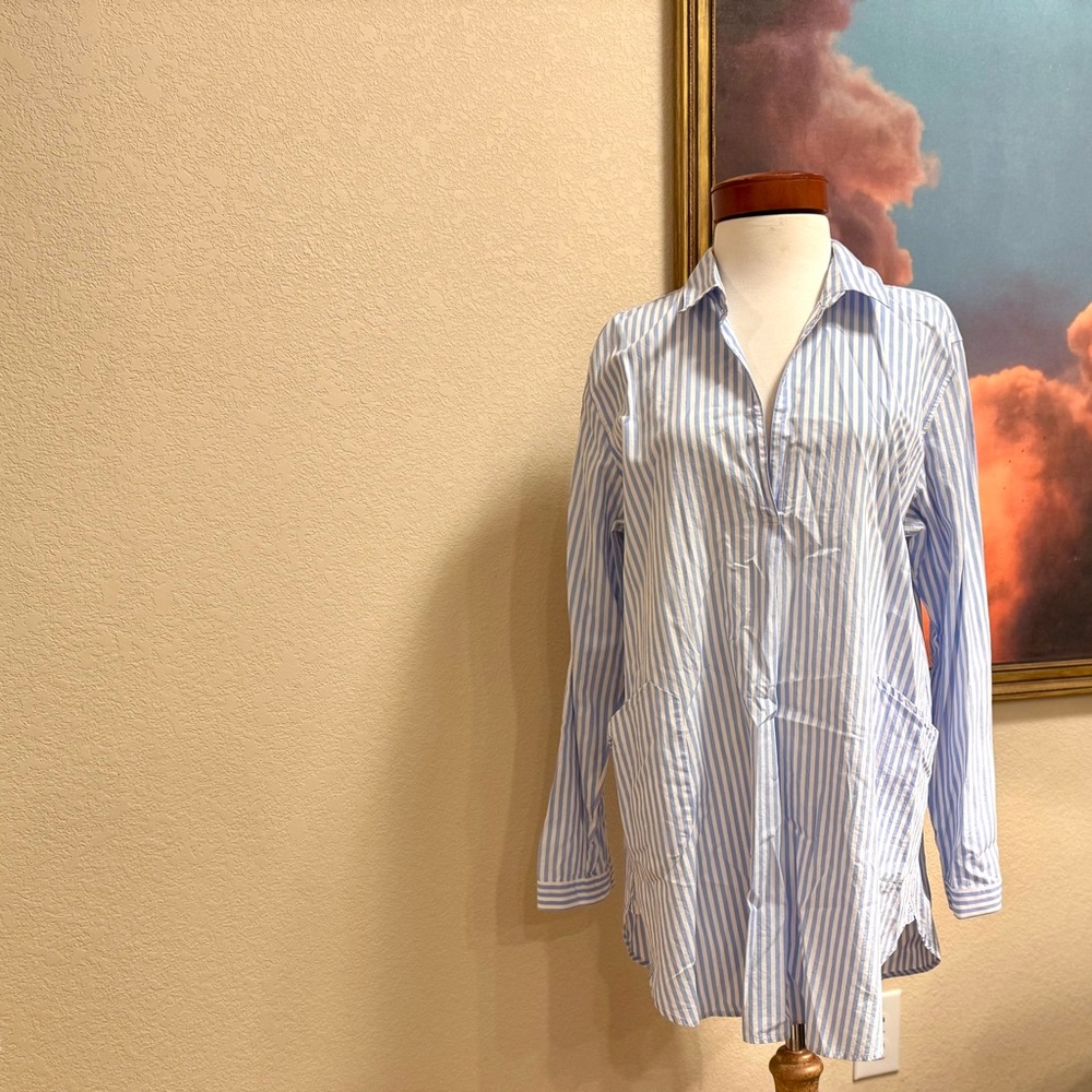 Chic Striped Women's Tunic